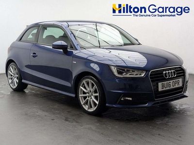 Used Audi A1 S-Line 125 HP (91 kW) 2016 Blue Hatchback