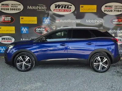 Used Peugeot 3008 GT-line 130 HP (95 kW) 2019 Blue SUV