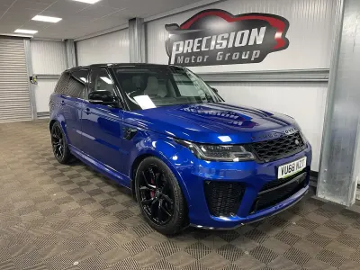 Used Land Rover Range Rover Sport SVR 575 HP (422 kW) 2018 Blue SUV