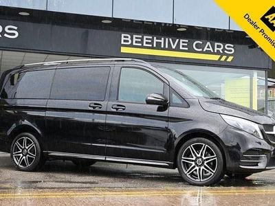 Black Used 2022 Mercedes V220 AMG line MPV | £53,750 (Super price)