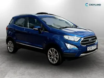 Used Ford Ecosport Titanium 100 HP (73 kW) 2019 Blue SUV
