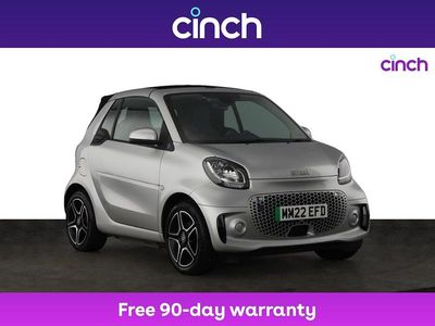 Silver Used 2022 Smart ForTwo Electric Drive Premium Cabriolet | £11,939