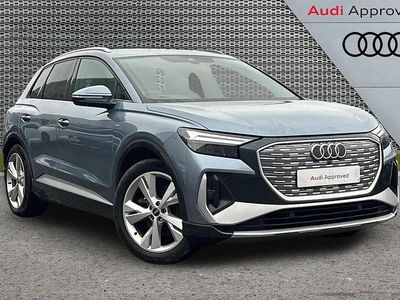 Used Audi Q4 e-tron S-Line 125 kW (170 HP) 2022 Blue SUV