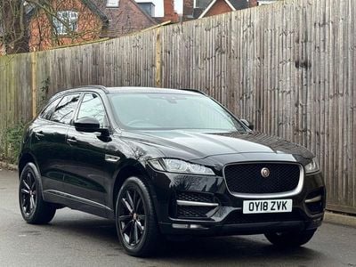 Black Used 2018 Jaguar F-Pace R-Sport SUV | £13,500 (Fair price)