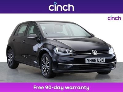 Black Used 2018 VW Golf VII SE Hatchback | £11,699 (Fair price)