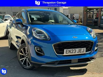 Begagnad Ford Puma Titanium 2023 Blå SUV