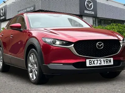 Begagnad Mazda CX-30 Exclusive-Line 122 HK (89 kW) 2023 Röd SUV
