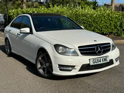 Used Mercedes C220 Sport Edition 2014 White Sedan