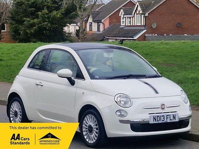 Used Fiat 500 Lounge 2013 White Hatchback