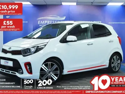 Used Kia Picanto GT-Line S 99 HP (72 kW) 2020 White Hatchback