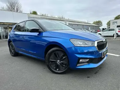Used Skoda Fabia Design Edition 113 HP (83 kW) 2025 Blue Hatchback