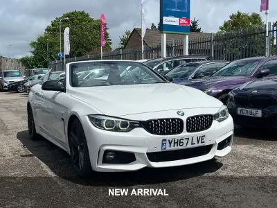 Used BMW 440 M Sport 326 HP (239 kW) 2017 White Cabriolet