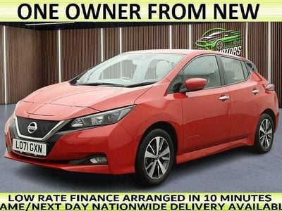 Red Used 2021 Nissan Leaf Acenta Hatchback | £9,377 (Good price)