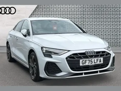 Used Audi A3 S-Line 147 HP (108 kW) 2025 White Sedan