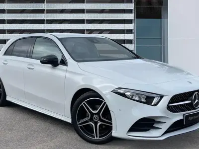 Used Mercedes A180 Executive 136 HP (100 kW) 2022 White Hatchback