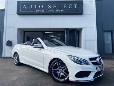 used Mercedes E350 AMG 3.0V6 BlueTEC AMG Line (Premium) Cabriolet G Tronic+ Euro 6 (s/s) 2dr 1 LADY OWNER!!