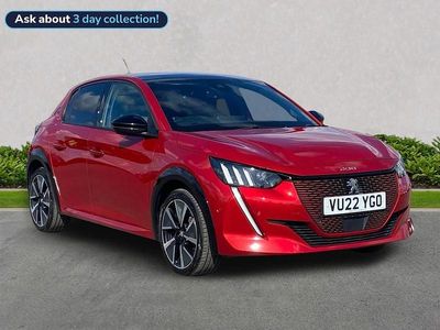 Used Peugeot e-208 GTi 100 kW (136 HP) 2022 Red Hatchback