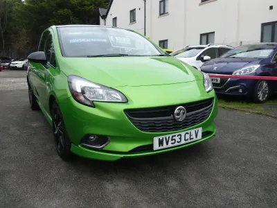Used Vauxhall Corsa Edition 88 HP (64 kW) 2016 Green Hatchback