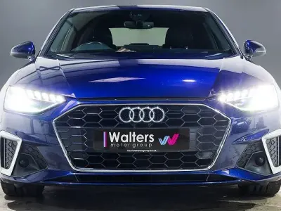 Used Audi A4 S-Line 190 HP (139 kW) 2020 Blue Sedan