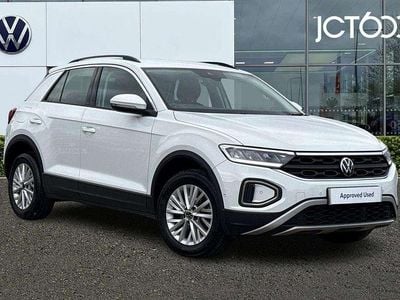 White Used 2022 VW T-Roc Life SUV | £19,446 (Fair price)