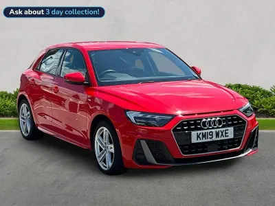 Used Audi A1 Sportback S-Line 116 HP (85 kW) 2019 Red Hatchback