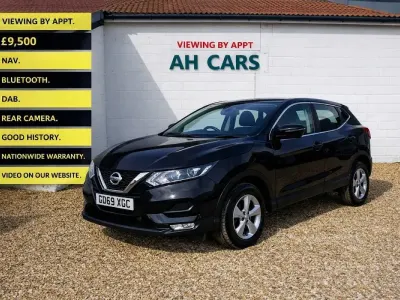 Used Nissan Qashqai Acenta Premium 115 HP (84 kW) 2020 Black SUV