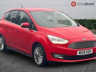 Used Ford C-MAX Titanium 125 HP (91 kW) 2019 Red MPV