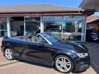 Used Audi A3 Cabriolet S-Line 2016 Black Cabriolet