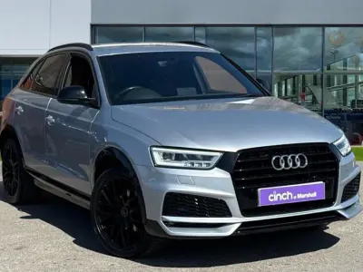 Used Audi Q3 Black Edition 150 HP (110 kW) 2018 Silver SUV