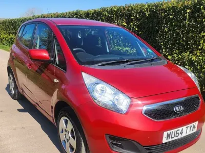 Used Kia Venga Air 90 HP (66 kW) 2014 Red Hatchback