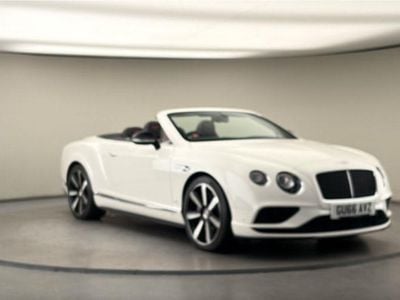 Used Bentley Continental GT Convertible Mulliner 529 HP (389 kW) 2016 White Cabriolet