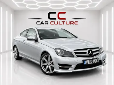 Used Mercedes C220 Sport Edition 170 HP (125 kW) 2015 Silver Coupe