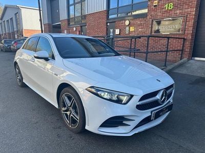 Used Mercedes A250 AMG line 2020 White Hatchback