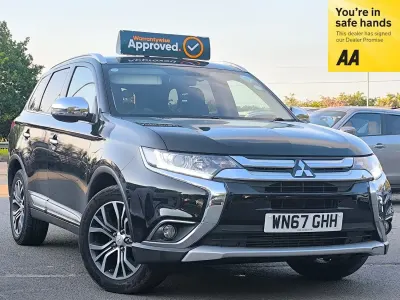 Used Mitsubishi Outlander 2017 Black SUV