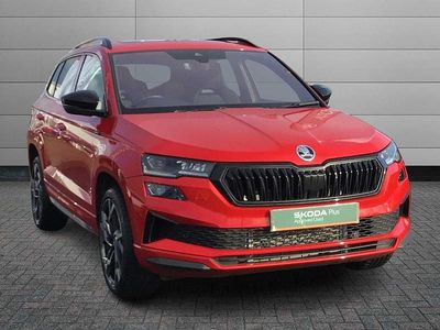 Used Skoda Karoq SportLine 110 HP (80 kW) 2025 Velvet red metallic SUV