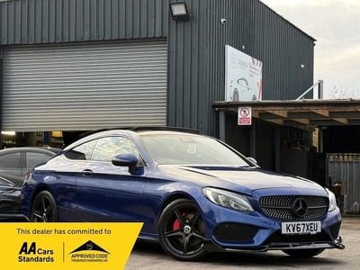 Blue Used 2017 Mercedes C220 AMG line Coupe | £15,990 (A bit pricey)