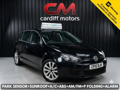 Used VW Golf VI SE 160 HP (117 kW) 2010 Black Hatchback