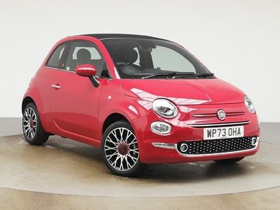 used Fiat 500C 1.0 Mild Hybrid Red 2dr