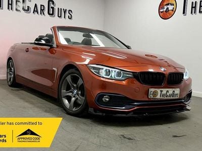 Used BMW 420 Sport Line 2017 Orange Cabriolet