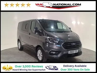 Begagnad Ford Transit Custom Limited 170 HK (125 kW) 2018 Grå Van