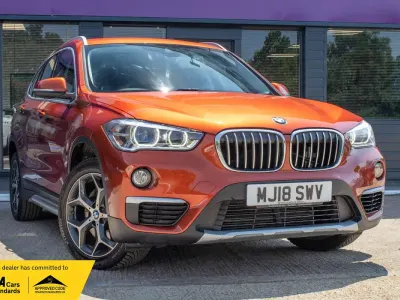 Used BMW X1 xLine 192 HP (141 kW) 2018 Orange SUV