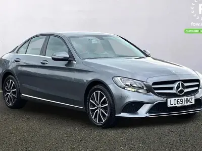 Begagnad Mercedes C180 Active 156 HK (114 kW) 2020 Grå Sedan
