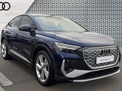 Blue Used 2024 Audi Q4 e-tron S-Line SUV | £32,395 (Fair price)