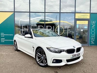 Used BMW 420 M Sport 190 HP (139 kW) 2018 White Cabriolet