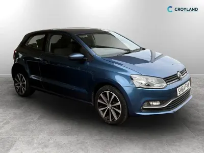 Używany VW Polo SE 60 KM (44 kW) 2014 Niebieski Hatchback