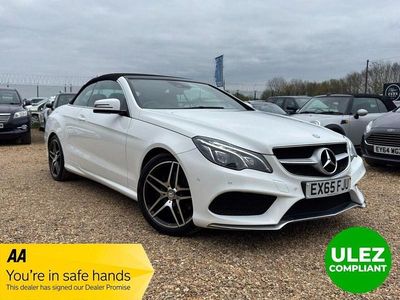 Used Mercedes E220 AMG line 2015 White Cabriolet