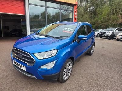 Used Ford Ecosport Titanium 125 HP (91 kW) 2020 Blue SUV