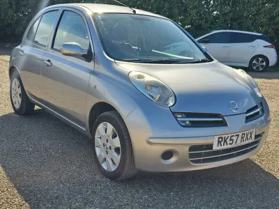 Used Nissan Micra 79 HP (58 kW) 2007 Silver Hatchback