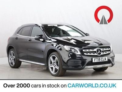 Black Used 2019 Mercedes GLA200 AMG line SUV | £16,415 (Fair price)