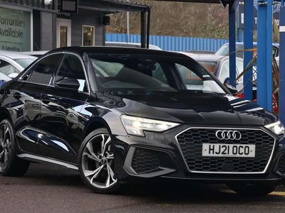 Used Audi A3 S-Line 2021 Black Sedan